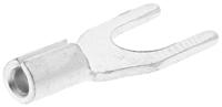 208-2571 RS PRO Uninsulated Crimp Spade Connector, 0.5mm² to 1.5mm², 22AWG to 16AWG, M4 Stud Size
