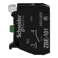 zbe101 Schneider Electric Harmony XB Series Contact Block, 600V, SPST