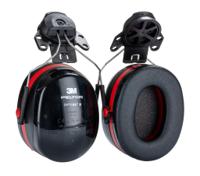 h540p3e-413-sv 3M PELTOR Optime III Ear Shells with Helmet Attachment, 33dB, Black, Red
