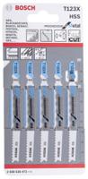 2608638473 Bosch, 10 - 21 Teeth Per Inch 75mm Cutting Length Jigsaw Blade, Pack of 5