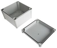 pc-1919-13-g-enclosure Fibox SOLID PC Series Grey Polycarbonate Enclosure, IP67, Grey Lid, 188 x 188 x 130mm