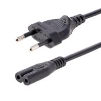 752e-2m-power-lead StarTech.com Straight CEE 7/16 Plug to Straight IEC C7 Socket Power Cable, 2m