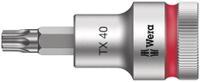 05003834001 Wera 1/2 in Drive Bit Socket, Torx Bit, T40, 60 mm Overall Length