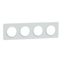 s510808 Schneider Electric White 4 Gang Light Switch Cover