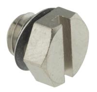 m-5p SMC M5 x 0.8 Brass Plug Fitting