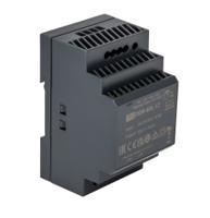 ddr-60l-12 MEAN WELL DDR-60 DC-DC Converter, 12V dc/ 5A Output, 60W, DIN Rail Mount, +85°C Max Temp -40°C Min Temp