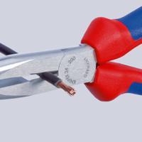 26-11-200 Knipex Long Nose Pliers, 200 mm Overall, Straight Tip, 73mm Jaw