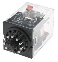 mks3p-5-24vac Omron Plug In Power Relay, 24V ac Coil, 10A Switching Current, 3PDT