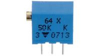 64yr50klf 50kΩ, Through Hole Trimmer Potentiometer 0.25 W @ 85 °C Top Adjust TT ElectronicsBI, 64