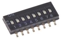 a6h-8102 Omron 8 Way Surface Mount DIP Switch 8P