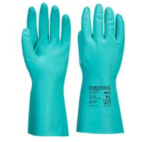 a812-m Portwest Green Nitrile, Cotton Glove 330 mm