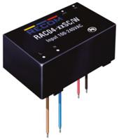 rac04-24scw Recom Switching Power Supply, RAC04-24SC/W, 24V dc, 167mA, 4W, 1 Output, 115 → 370 V dc, 80 → 264V ac