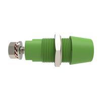 rs-sab-9430-ni-gn Schutzinger Green Female Banana Connector, 4 mm Connector, M4 Thread Termination, 32A, 1.5 kV dc, 1 kV dc, 600 V dc,