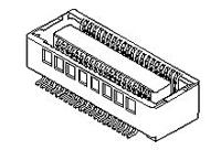 54684-0604 Molex Straight Surface Mount PCB Socket, 60-Contact, 2-Row, 0.4mm Pitch, Solder Termination