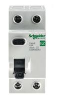 ez9r33263 Schneider Electric 2 Pole Type AC Residual Current Circuit Breaker, 63A EZ9, 30mA