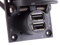 111-6754 RS PRO Straight, Panel Mount, Socket Type A IP65 USB Connector