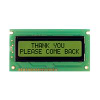 nhd-0216bz-rn-ybw NEWHAVEN DISPLAY INTERNATIONAL NHD-0216BZ-RN-YBW Alphanumeric LCD Alphanumeric Display Yellow/Green, 2 Rows by 16