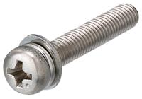 m3x10 Yahata Neji Cross M3 Pan Stainless Steel Machine Screws x 10.0mm