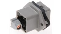 930622106-stasei-2 Hirschmann, ST IP54 Grey Panel Mount 2P Industrial Power Plug, Rated At 16A, 250 V