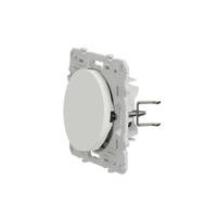 s525204 Schneider Electric White Rocker Switch, 2 Way, 1 Gang, Odace