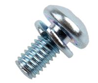 279-149 RS PRO M3 x 6mm Zinc Plated Steel Pan Head Sems Screw, Spring Washer
