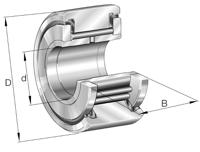 natv40-pp-a Yoke Type Track Roller Track Roller NATV40-PP-A, 40mm ID, 80mm OD