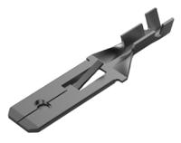 160859-2 TE Connectivity FASTIN-FASTON .250 Uninsulated Male Spade Connector, Tab, 6.35 x 0.81mm Tab Size, 0.5mm² to 1mm²