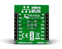 mikroe-2100 MikroElektronika MIKROE-2100, Riverdi Click LCD Add On Board With FT8xx, zif20