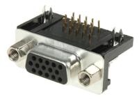 a-hdf-15-a-kgt ASSMANN WSW A-HDF 15 Way Right Angle Through Hole D-sub Connector Socket, 1.98mm Pitch