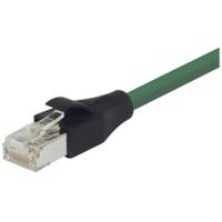 trd855scrgr-2 L-ComTRD, 2m Cat5e, Green RJ45 to Male RJ45 Male, Aluminium/Polyester Foil Shielded, Terminated PVC Sheath