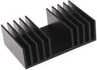 271-858 RS PRO Heatsink, Universal Rectangular Alu, 1.2K/W, 75 x 120 x 37mm