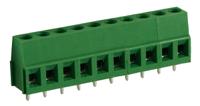 897-0837 RS PRO PCB Terminal Block, 10-Contact, 5mm Pitch, Through Hole Mount, 1-Row, Screw Termination