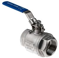 764-4278 RS PRO Stainless Steel Full Bore, 2 Way, Ball Valve, Threaded, BSPP 2in