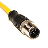 c5a06m010 Mueller Electric Male 5 way Threaded to Sensor Actuator Cable, 10 m