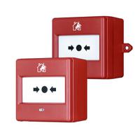 fx203 Eaton Red Fire Alarm Call Point, Break Glass Operated, Outdoor, Mains-Powered