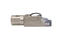 htc-c6as-mp12 HellermannTyton Connectivity HTC Series Plug Ethernet Connector, Cable, Cat6a Straight 1 Port
