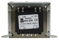 504-256 RS PRO 50VA 2 Output Chassis Mounting Transformer, 12V ac, IEC 61558-2-6