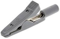 930317806 Hirschmann Test & Measurement Crocodile Clip 2 mm Connection, Brass, Bronze Contact, 8A, Grey