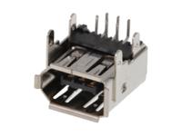 53984-0681 Molex 6 Way Right Angle Through Hole Firewire Connector, Socket