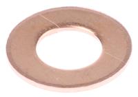 293-218 RS PRO Copper Plain Washers, M10, DIN 7603A
