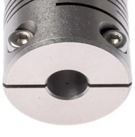703252828 Huco Beam Coupling, 25mm Outside Diameter, 8mm Bore, 38.1mm Length Coupler