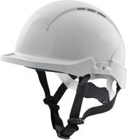 rsp08cwrlf RS PRO White Hard Hats with Chin Strap, Adjustable