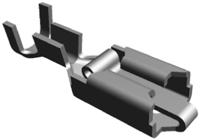 63812-1 TE Connectivity Positive Lock .250 Mk I Uninsulated Female Spade Connector, Receptacle, 6.35 x 0.81mm Tab Size, 0.8mm²