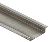 0-374-04 Legrand Steel Unperforated DIN Rail, Top Hat Compatible, 2m x 35mm x 7.5mm