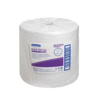 7623 KIMTECH Pure Cleaning Wipers  White Wipes for Clean Environments, Food Industry, Pharmaceutical, Dry Use, Roll of