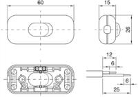 141355 Bailey Electric & Electronics bv Black Dimmer Light Switch, BAI Cord Switch