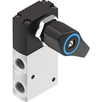 vhef-est-m32-m-g14 Festo Manual 3/2-way, monostable, open/closed Pneumatic Manual Control Valve VHEF Series, G 1/4, 2.5mm, 4106807