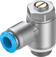 grla-38-qs-10-d Festo GRLA Series Tube Exhaust Valve, 10mm Tube Inlet Port x G 3/8 Outlet Port, 193151