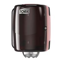 659008 Tork Plastic Red Wall Mounting Paper Towel Dispenser, 232mm x 356mm x 248mm