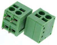 1990973 Phoenix Contact SPT 2.5/ 2-H-5.0 Series PCB Terminal Block, 2-Contact, 5mm Pitch, Through Hole Mount, 1-Row, Spring